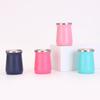 304 Stainless Steel Mini Travel Mug with Straw - Portable Cold Storage for Coffee or Beer