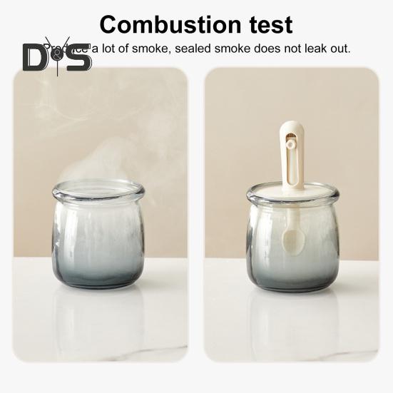 Airtight Glass Spice Jars with Retractable Spoon Leakproof & Moisture-Proof Storage Container for Herbs Salt Pepper Compact Kitchen Organizers for