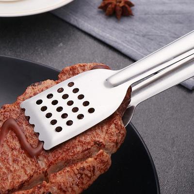 Aço inoxidável pinças de comida para churrasco anti calor clipe de pão pinça de pastelaria pinças de churrasco utensílios de cozinha acessórios de cozinha
