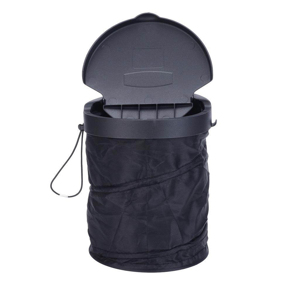 1pcs Collapsible Pop Up Trash Case, Auto Garbage Can Bin Waste Basket Dustbin for Car