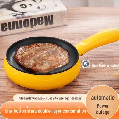 Canxiang Mini Electric Breakfast Maker: Non-stick Frying Pan, Fried and Steamed Egg Cooker with Timer.