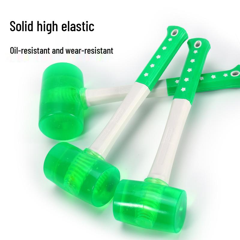 Odorless Transparent Rubber Hammer for Tile Installation and Leveling