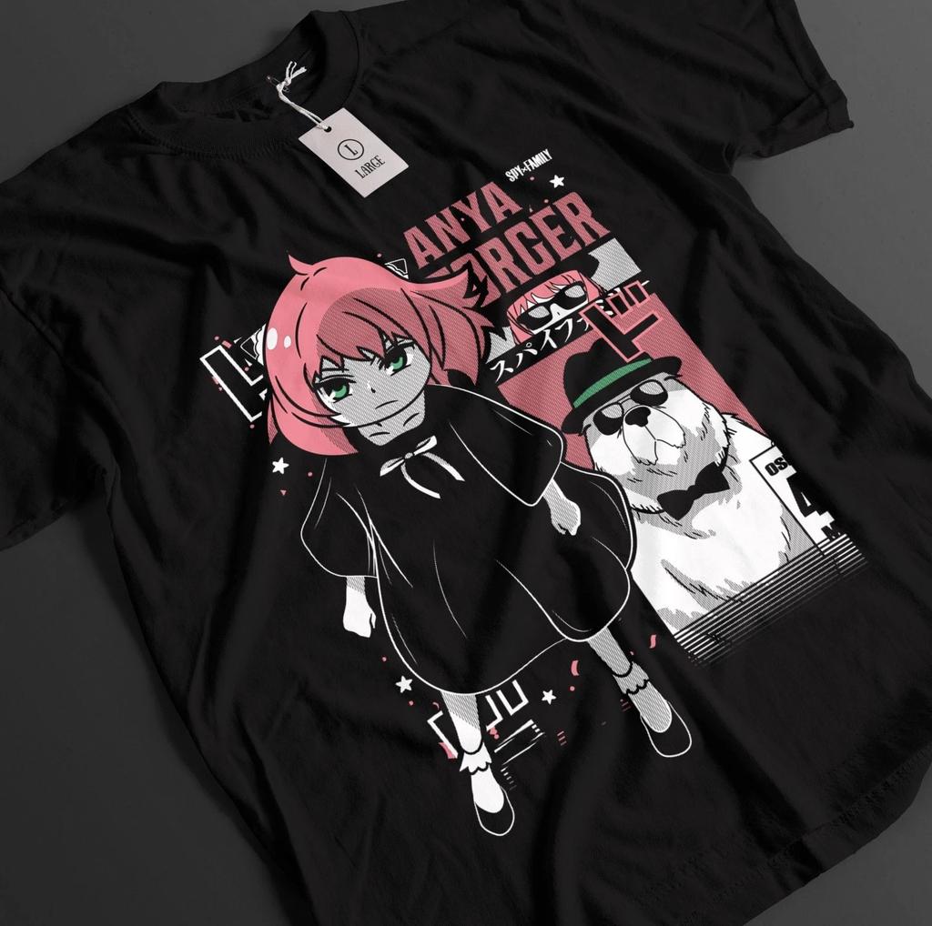 Spy X Family Anya Cute Dogs Bunny TShirt Size S4XL
