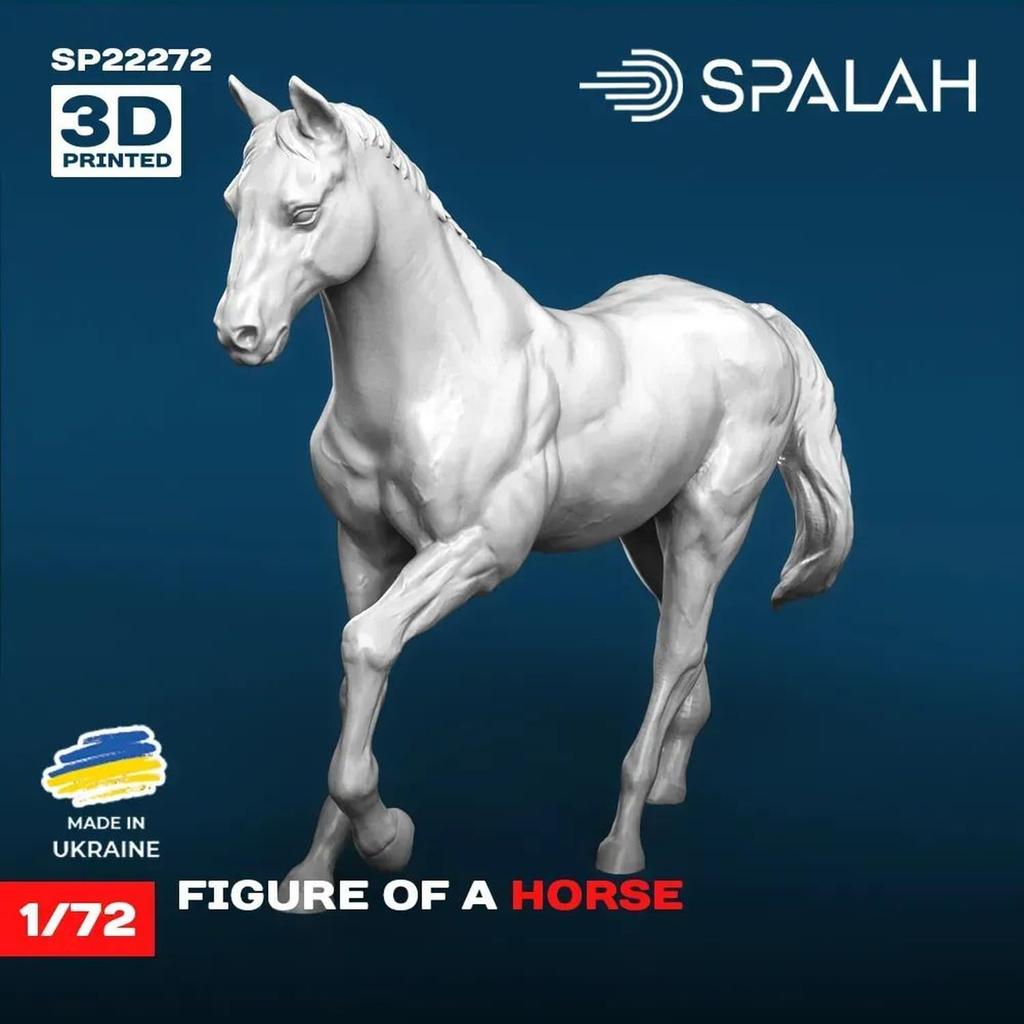 Spallach Pferd Harzbausatz SPU22272 1/72 (Tier)