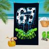 1PC Printed Beach Towel, Football 67 Style Swimming Towel, Bath Towel, Fashionable Style Beach Towel, Bathroom, Swimming