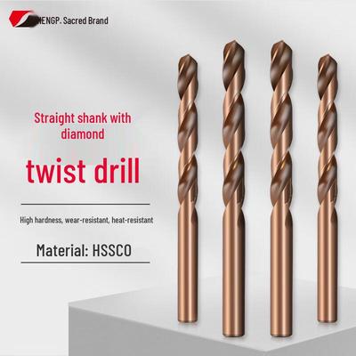 Shengpai Cobalt HSSCO Straight Shank Twist Drill Bit
