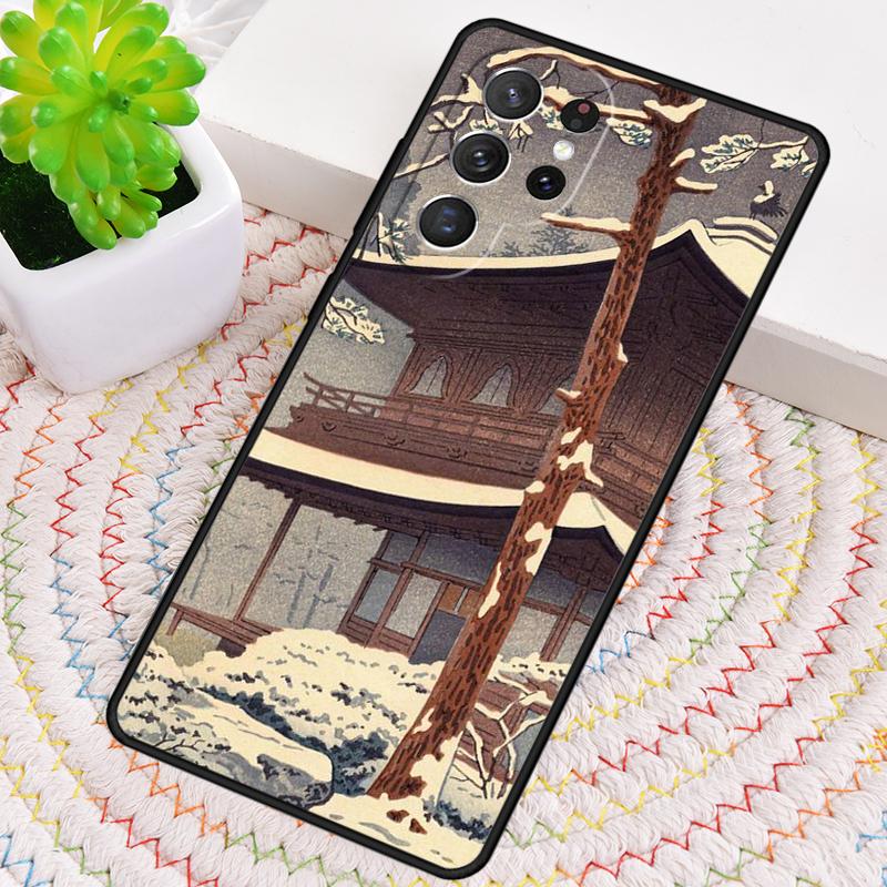 Ukiyo-e Japanese style Art TPU Phone Case For Samsung Galaxy note 10 pro S26 S25 S24 S23 S22 Ultra Plus S21 FE S20 Cover