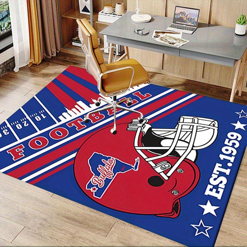 Büroteppich Buffalo Football Thema Perfekt zum Schutz von Sofas Unter Stühlen