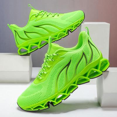 Herren 2025 Herbst Blade Laufschuhe - Flyknit Mesh, Atmungsaktiv, Übergröße, Lässige Sportsneaker