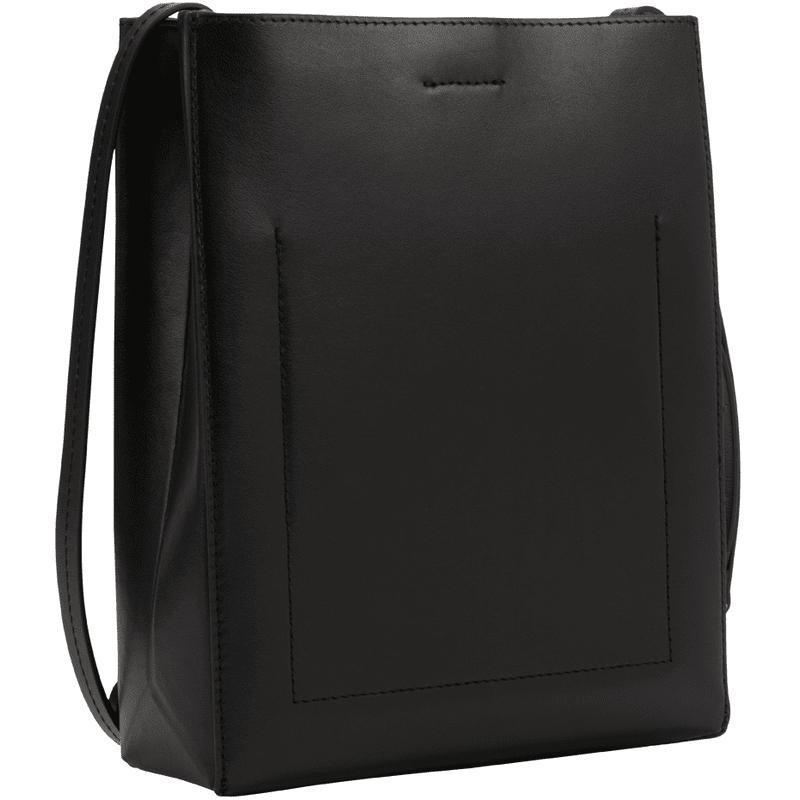 Calvin Klein Casual Commuter Letter Print Leather Crossbody Bag Women bags Space-Black DH3772-BAE