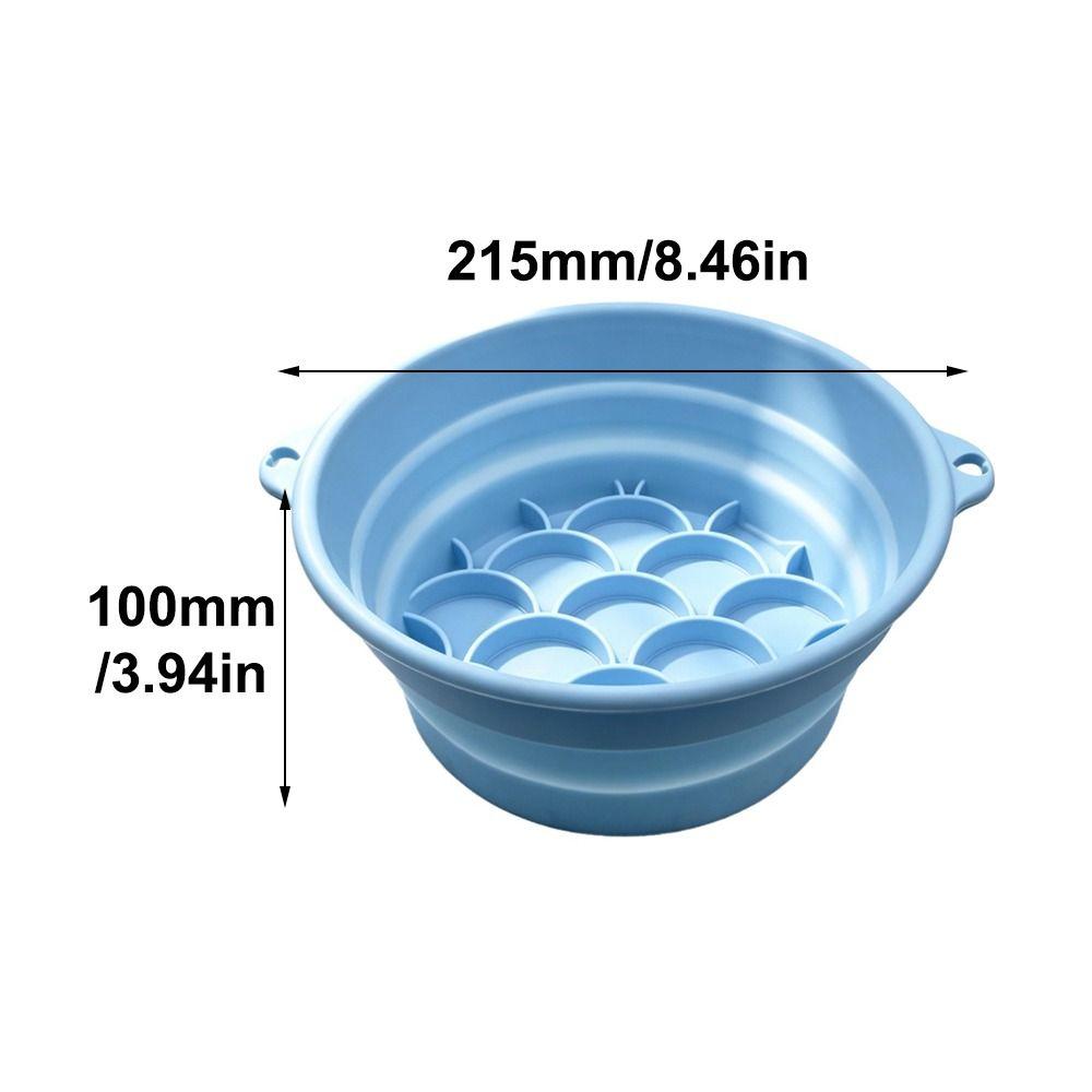 Silicone Face Ice Bath Bowl Built-in Ice Tray Skincare Washbasin Household Care