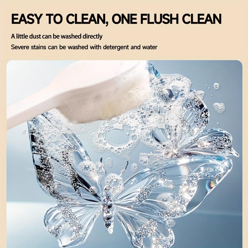 1 Stück Gummi-Abtropfmatte mit Schmetterlingsdruck für Café, Restaurant, Küche, Teppich, Tischgeschirr, langlebige Kieselgur-Tischmatte, Haustiermatte, Kaffeegeschirr