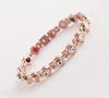 Stainless Steel Jewelry Zircon Bracelet New Male Creative Bracelet Tidal Magnet Infrared Stone Health Bracelet