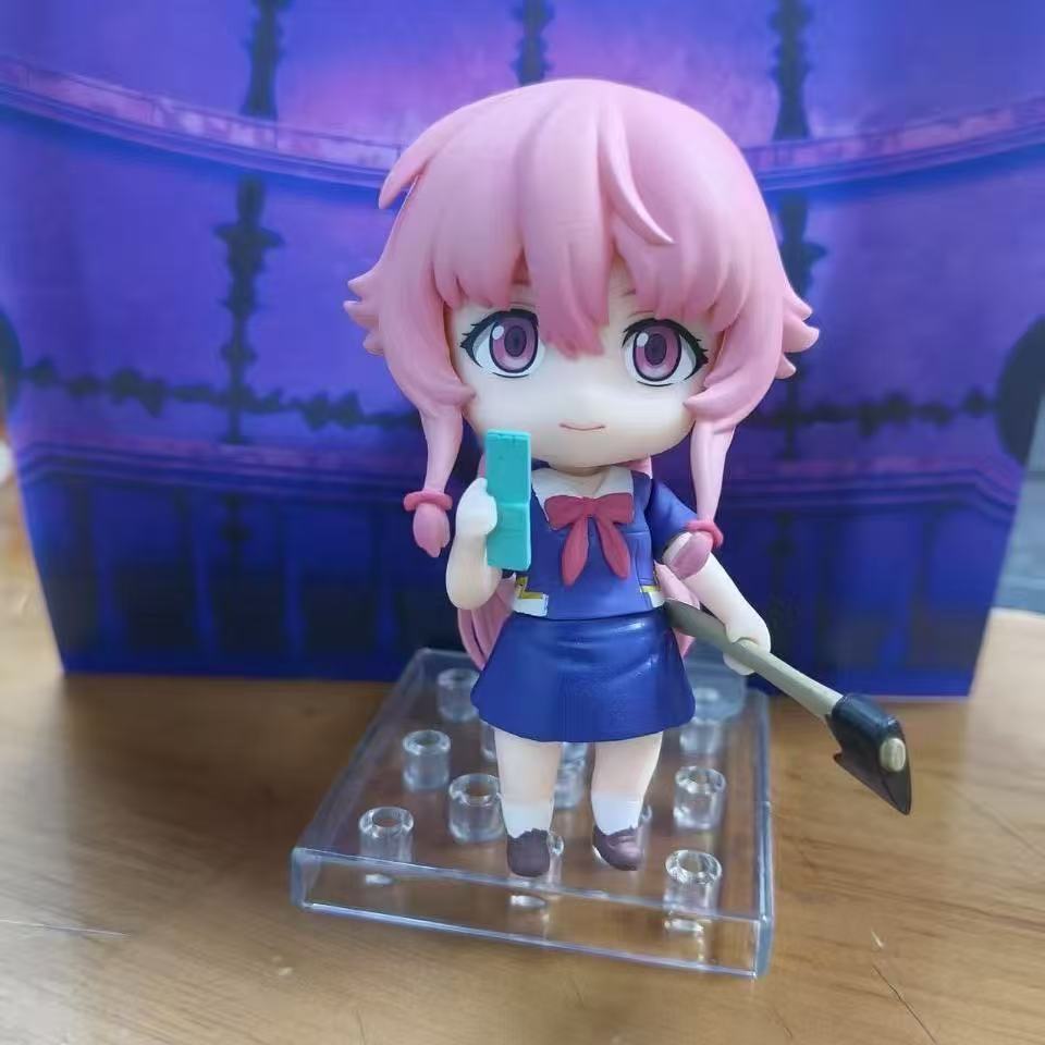 The Future Diary Yuno Gasai 2316 Cute Action Figure Collectible Model Toys 10cm