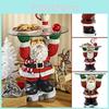 Whimsical Santa Claus Waiter Tray Resin Art Piece Ideal For Christmas Home Decor