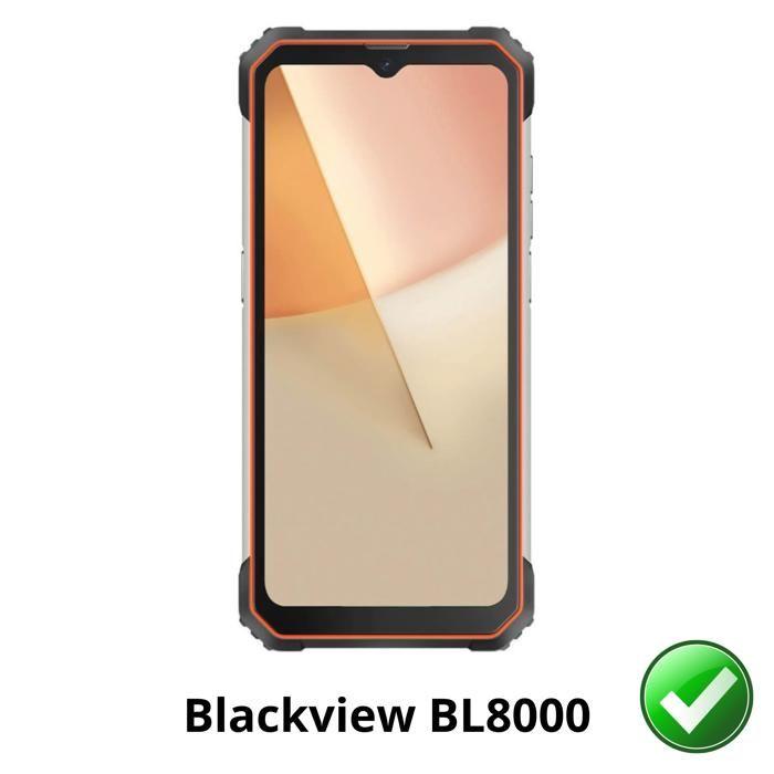 Screen Protector - Phonillico - Blackview BL8000 - Pack of 2 - Scratch Resistant - Ultra Thin