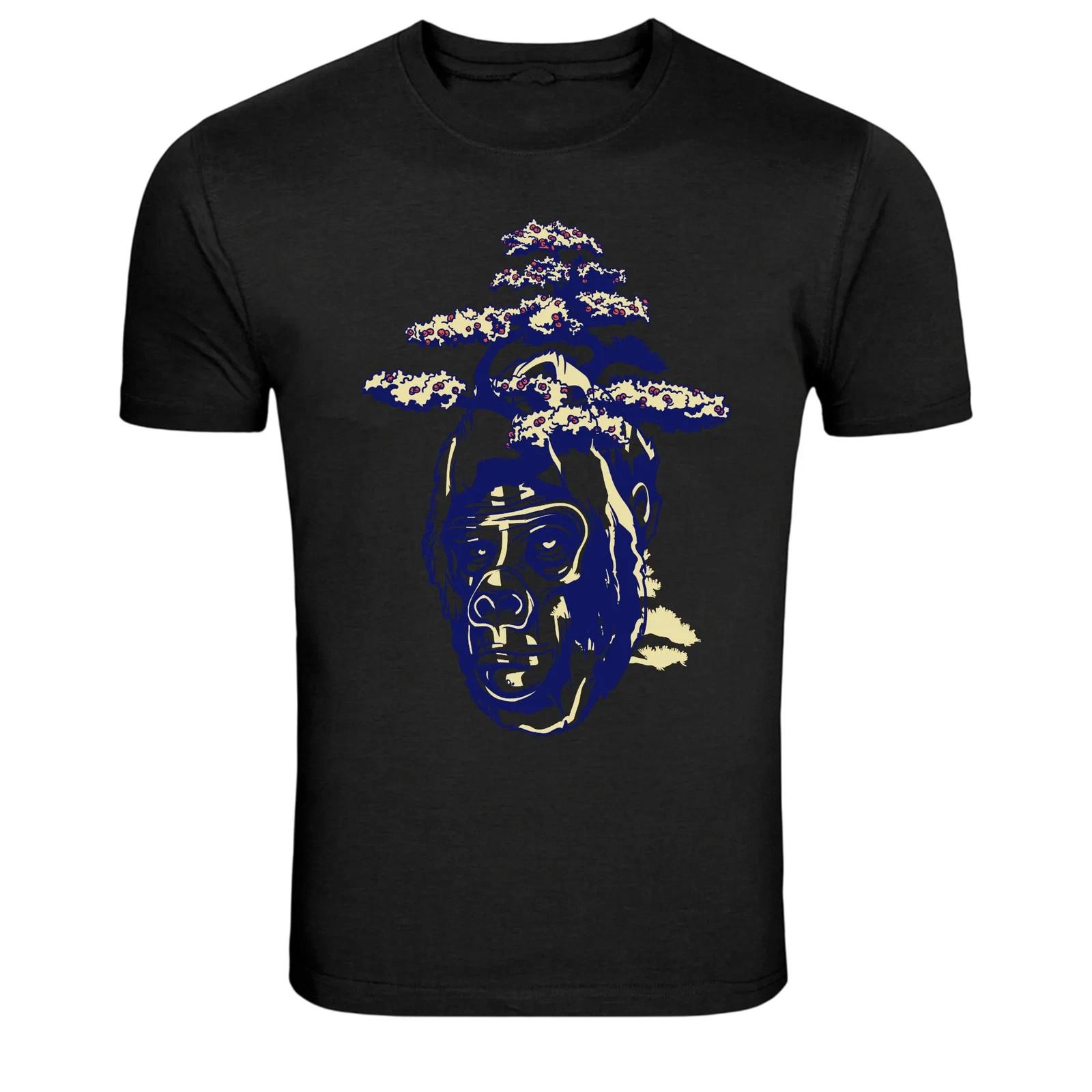 Japanese Bonsai Gorilla Surreal Art Graphic T-Shirt XL