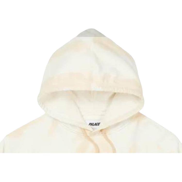 Palace Zebra Tie Dye Hood Sand Unisex Tops Multi-Color P22CS087