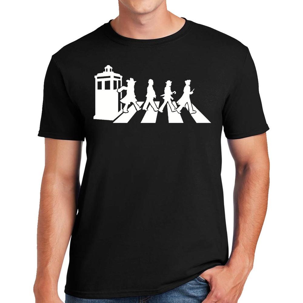 Abbey Road Timelords | FUNNY | NOVELTY | JOKE | MEN'S T-shirt TEE TOP