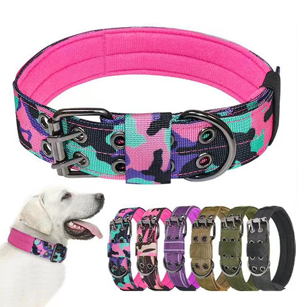 Adjustable Nylon Pet Collar Metal Buckle Dogs Accessories Necklace Puppy For Dogs Outdoor Activities For Large Medium Small Dogs