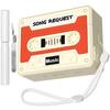 Cassette Tape Case for Airpods Pro 3 New Silicone Headphone Case Cover For Airpods Pro 3 Earbuds Case with Keychain&Cleaning Kit