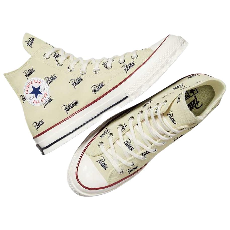 Chuck 70 Patta x Chuck 70 Converse High 'Mini Logo Pack - Natural Ivory' A12831C