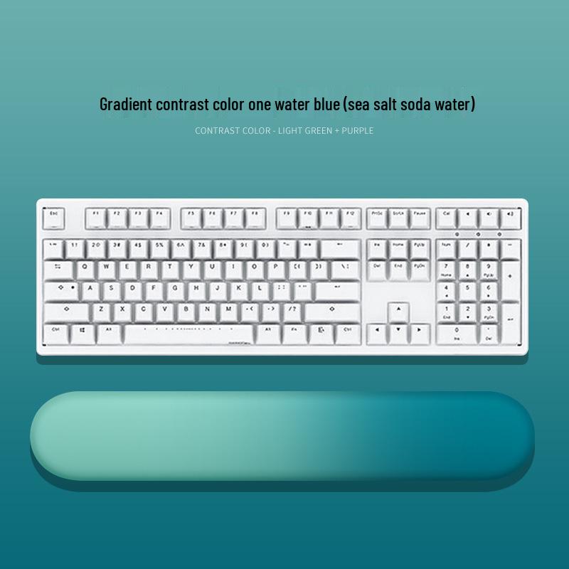 Women's Gradient Color Wrist Rest Mouse Pad & Keyboard Hand Rest for Office