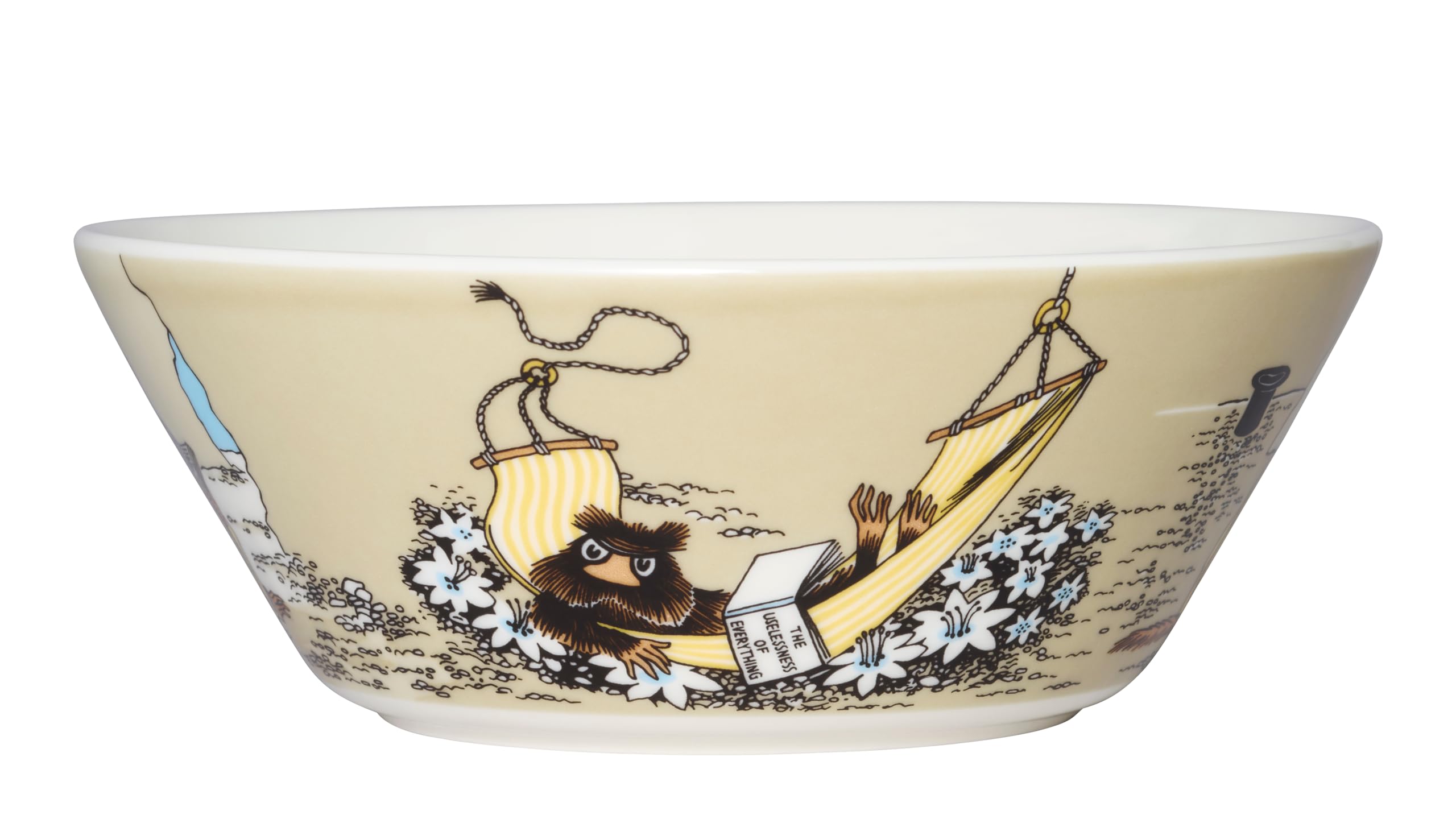

[Officially Imported] Moomin by Arabia Classic Bowl, 15cm, Muskrat, Beige