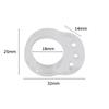 8/1Pcs Door Stops Punch-free Door Handle Buffer Wall Protection Transparent Doorknob Bumper For Walls Furniture Protector Pad