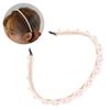 Comfortable Faux Pearl Headband Fashionable Wedding Headband Alloy Hair Accessory  For Women