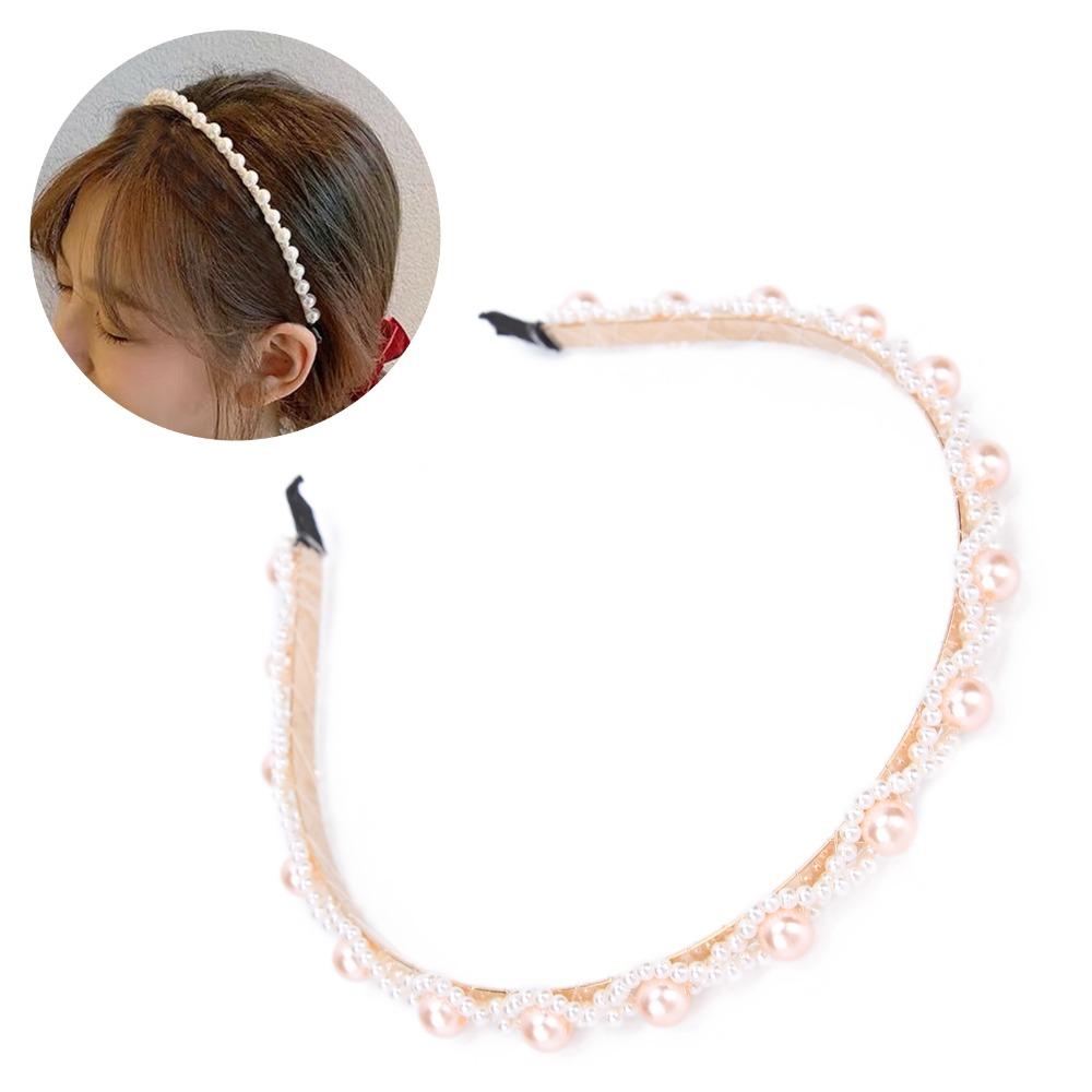 Comfortable Faux Pearl Headband Fashionable Wedding Headband Alloy Hair Accessory For Women
