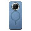For Huawei Mate 70 Leather Back Case Compatible with MagSafe Skin-touch Phone Cover