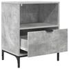 Nightstand 2 Pcs. Concrete Grey 49 x 36 x 61 cm Engineered Wood