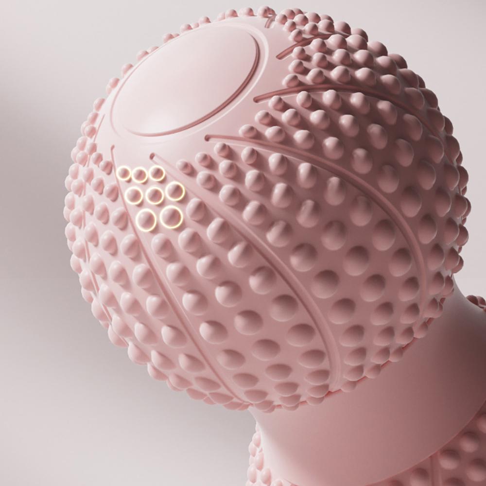 Peanut Massage Ball Yoga Fascia Ball Raised Point TPE 6.5cm Posture Master Waist Back Foot Massage Balls