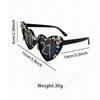 Birthday Party Glasses Fashionable Diamond-Encrusted Digital Pearl Love Men'S And Women'S Decorative Photo Sunglasses