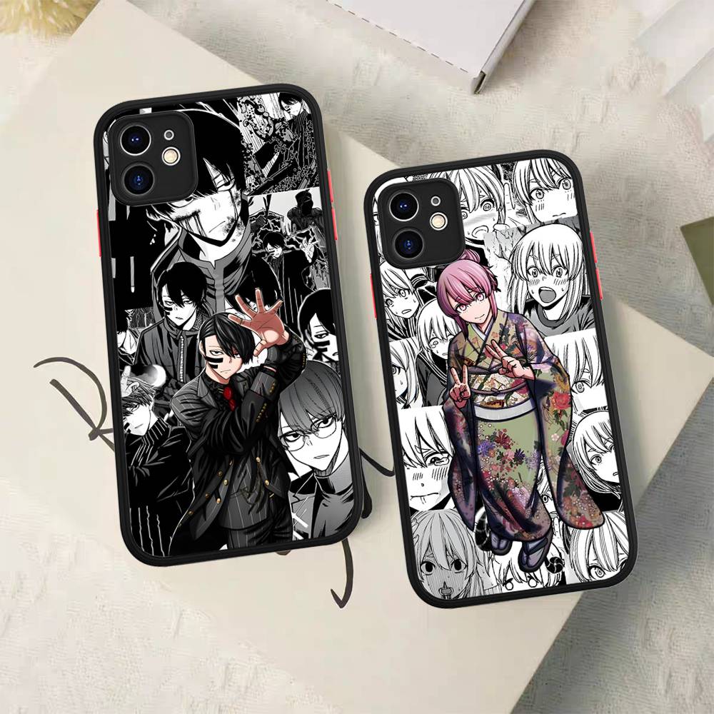 Hot Anime T-Tougen A-Anki For IPhone 16 Pro Max 15 14 13 12 11 XS MAX X Plus Candy Color Matte TPU Phone Cover