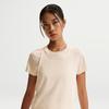Nike Women's IF0525 Layered Knit Crew Neck T-Shirt