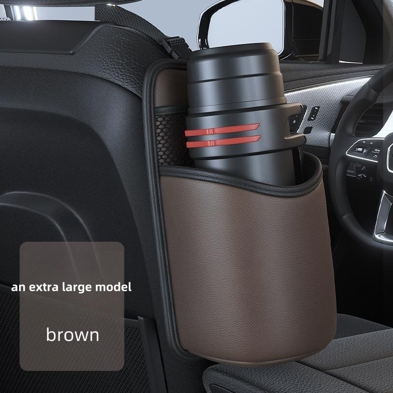 For Car Seat Cup Holder Large Water Bottle Holder Cup Holder Car Insulated Cup Organizer Multifunctional Drawer Storage Bag