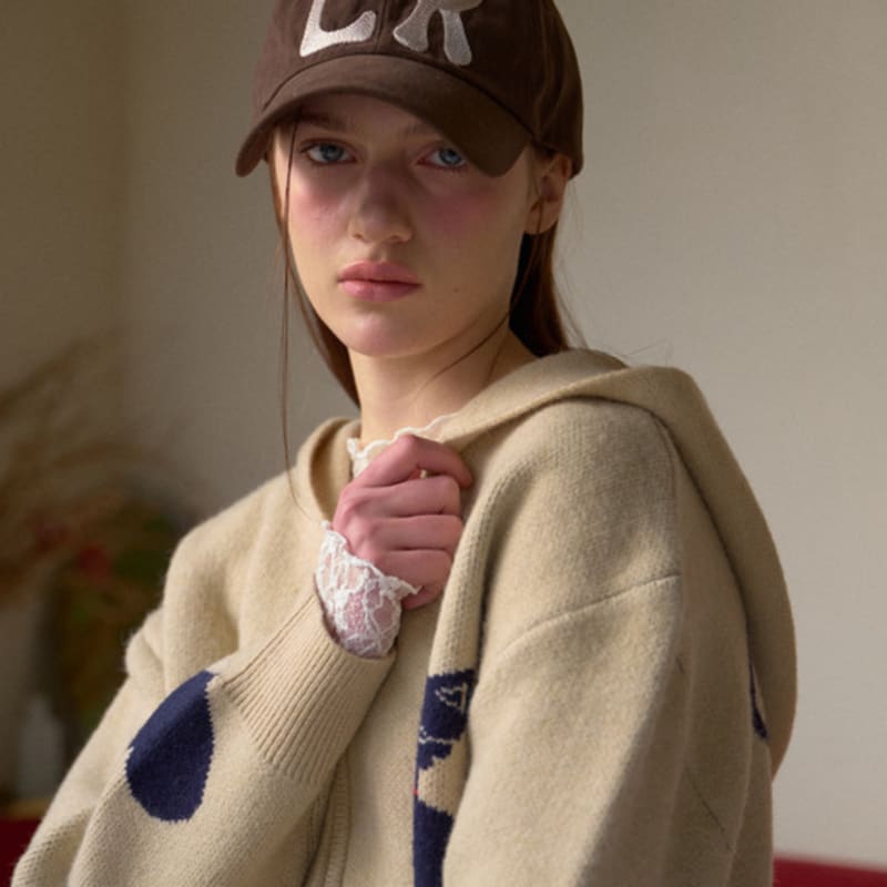 leterie LR VINTAGE LOGO CAP_BROWN