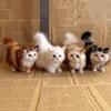 Niedliche Simulations-Katzen-Plüschtiere Weiches Stoff-Kätzchen-Modell Falsche Katze Realistische Tiere für Kinder Mädchen Geburtstags- Valentinstagsgeschenk