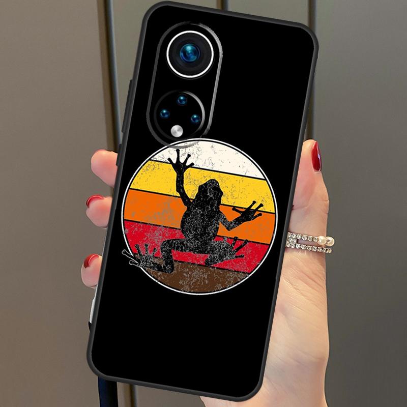 

Мультяшные лягушки для Huawei P40 Lite P20 P30 Pro Nova 9 Nova 5T P Smart 2019 Чехол для Honor 50 8X 9X 10i Honor 50 Lite