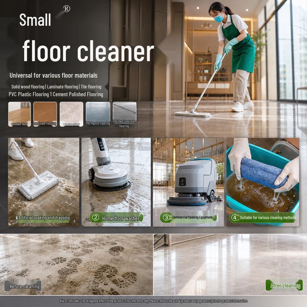 Long-Lasting Floor Cleaner for Mud and Oil Stain Removal