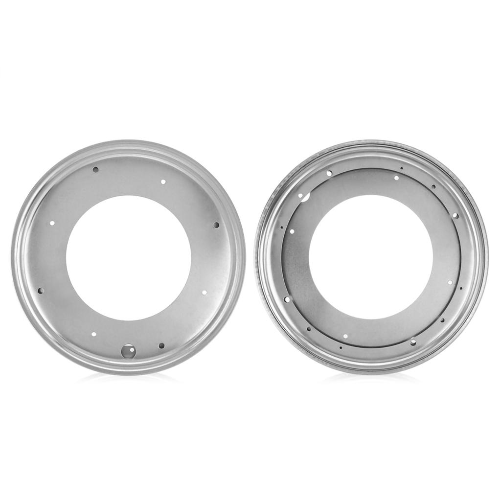 12inch Round Shape Galvanized Turntable Rotating Swivel Plate Kitchen Display Table Hardware