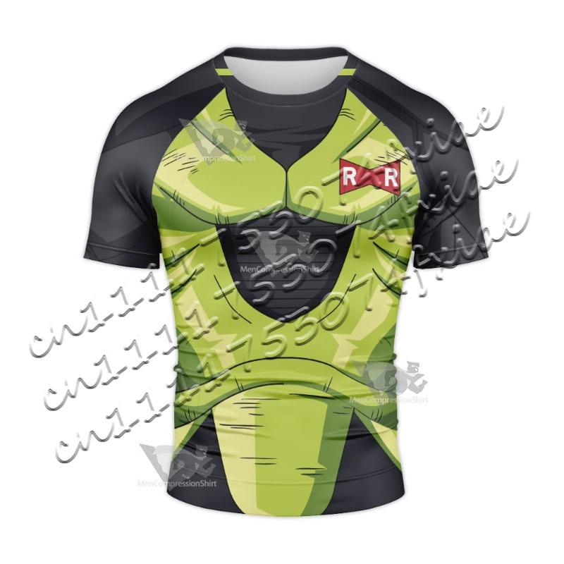 

Men s/Women s New Vegeta Super Saiyan Compression Gym T-Shirt Dragon Ball Z Lightning Effect Anime Fan S