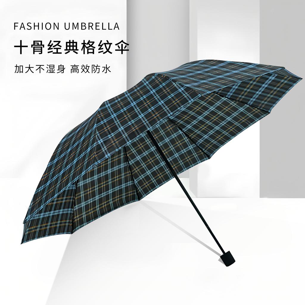 Large umbrella, large double folding umbrella, weather and rain girls parasol, thickened rainstorm-proof sun umbrella