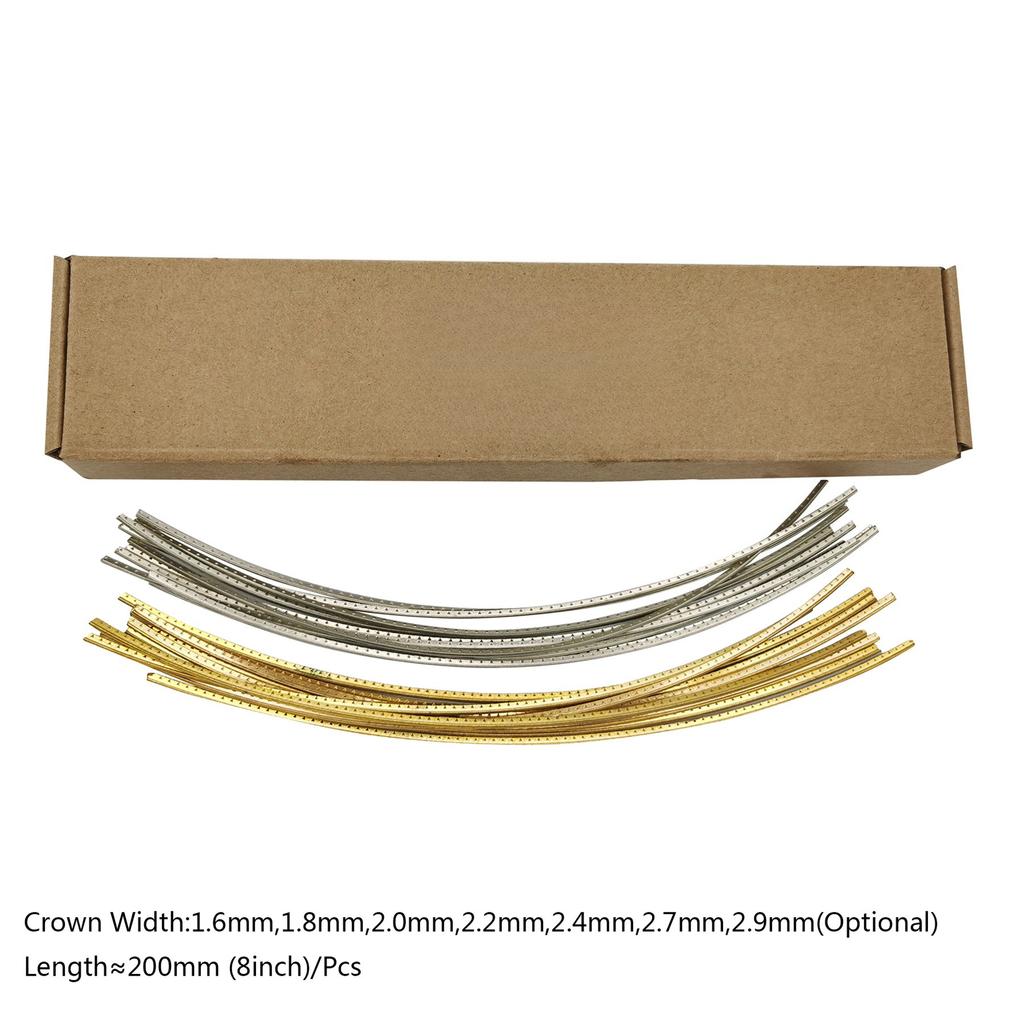 Pack of 10, 200mm Guitar Fret Wire Luthier's Tools Guitar Fret Wire