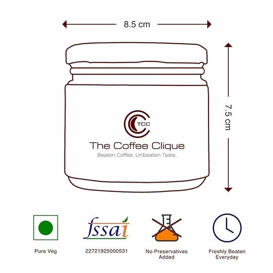 The Coffee Clique | Classic Original + Hello Hazelnut | Beaten Coffee Paste | Cafe Like Cappuccino At Home  | Combo Of 2 | 470 Grams