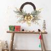 Christmas Simulation Garland Decorative Branch Rattan Golden Garland Multifunctional Festival Theme Party New Year Decor Props