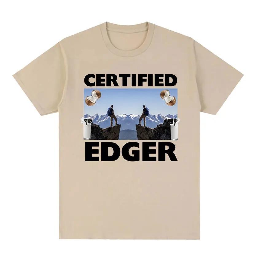 Zertifizierter Edger Meme Grafik T-Shirts Lustige No Nut November Oberteile Kleidung T-Shirt Männer Frauen Lässig Mode Baumwoll-Tees