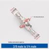 3/8" Anti-Tangle High-Pressure Washer Rotating Water Gun Connector, Stainless Steel, M14/M18/M22.